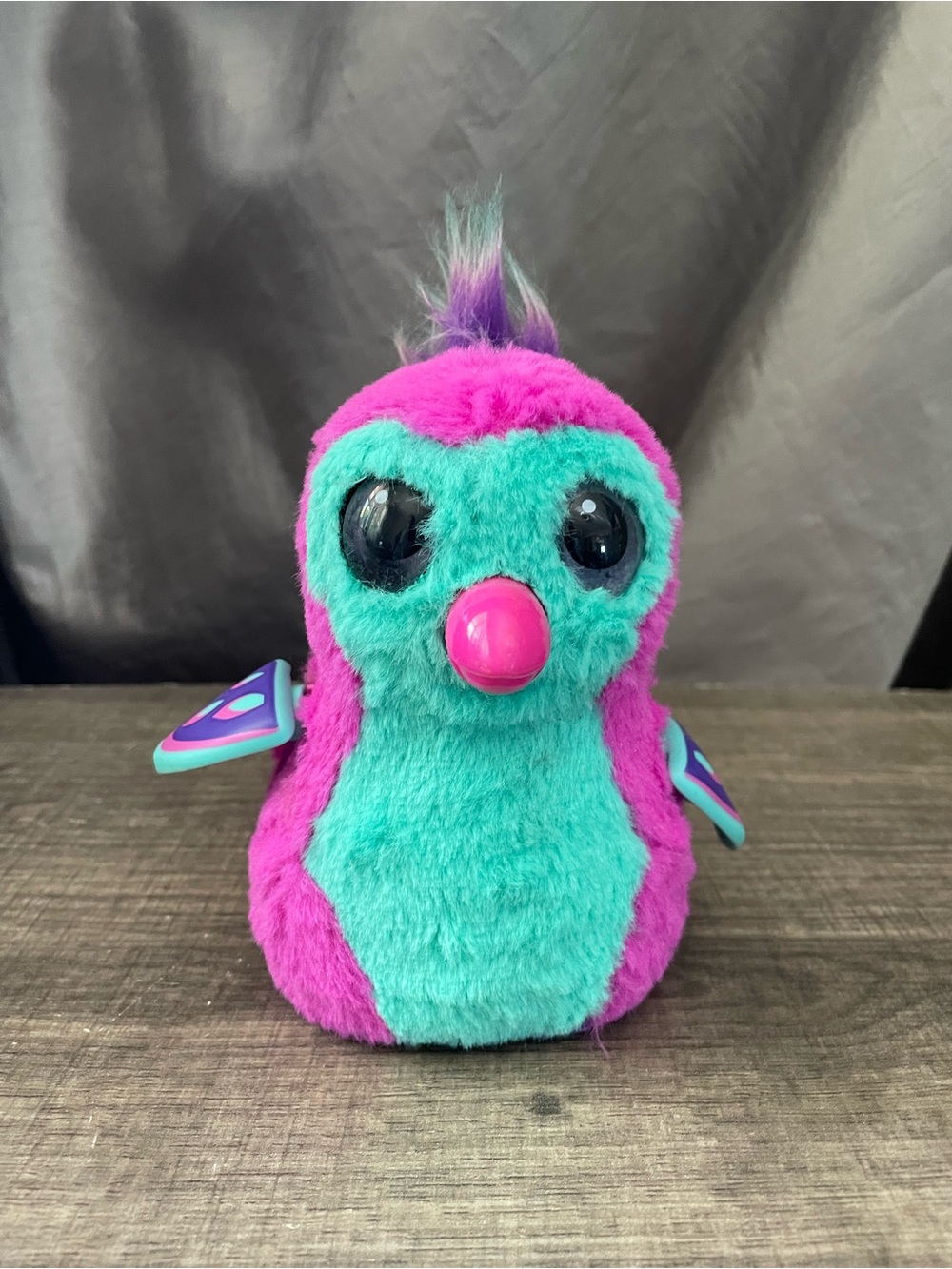 Hatchimals Spin Master 5 Penguala Interactive Purple Teal Penguin Toy TESTED
